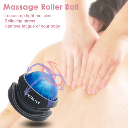 Massage Roller Ball, Tight and Sore Muscles Relief, Manual Massager, Alleviating Shoulder, Arms, Back, Legs, Calves or Muscle Tension