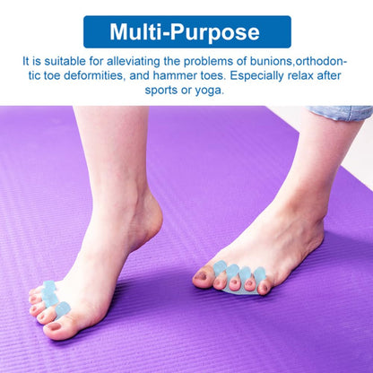 Pedicure Toe Separators for Bunion & Nail Polish Orthopedic Gel Toenail Dividers, Soft Gel Pedicure Kit Suitable for Salon Supplies, Beauty Tools for Toenail Separation