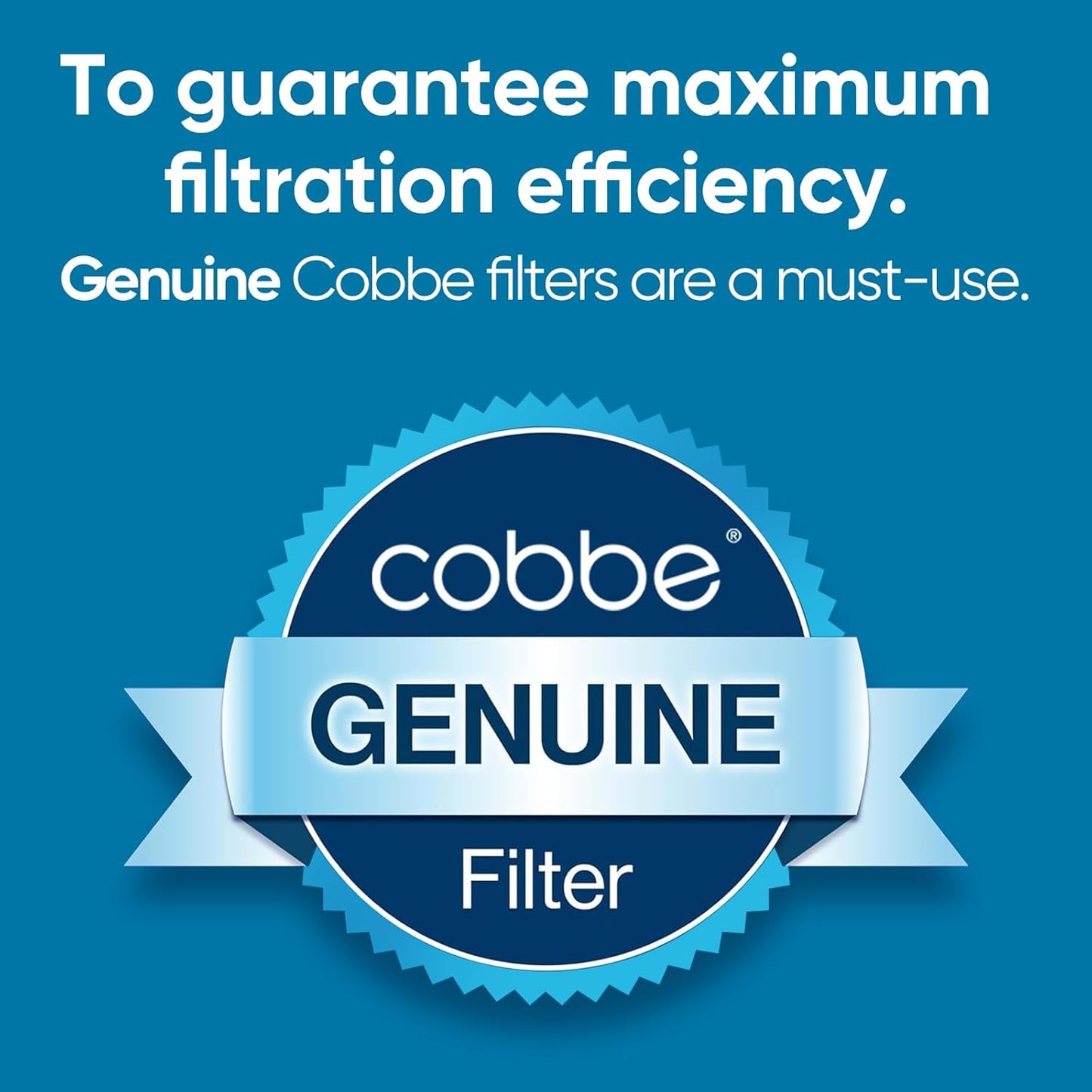 Cobbe Filtered Shower Head with Handheld, High Pressure 6 Spray Mode Showerhead with Filters, Water Softener Filters Beads for Hard Water - Remove Chlorine - Reduces Dry Itchy Skin, Chrome