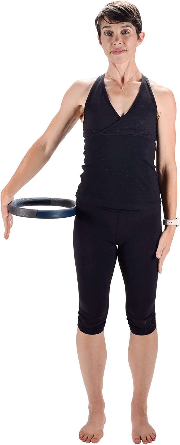 AeroPilates 12 in Magic Circle Ring with Workout Guide for Pilates Workouts