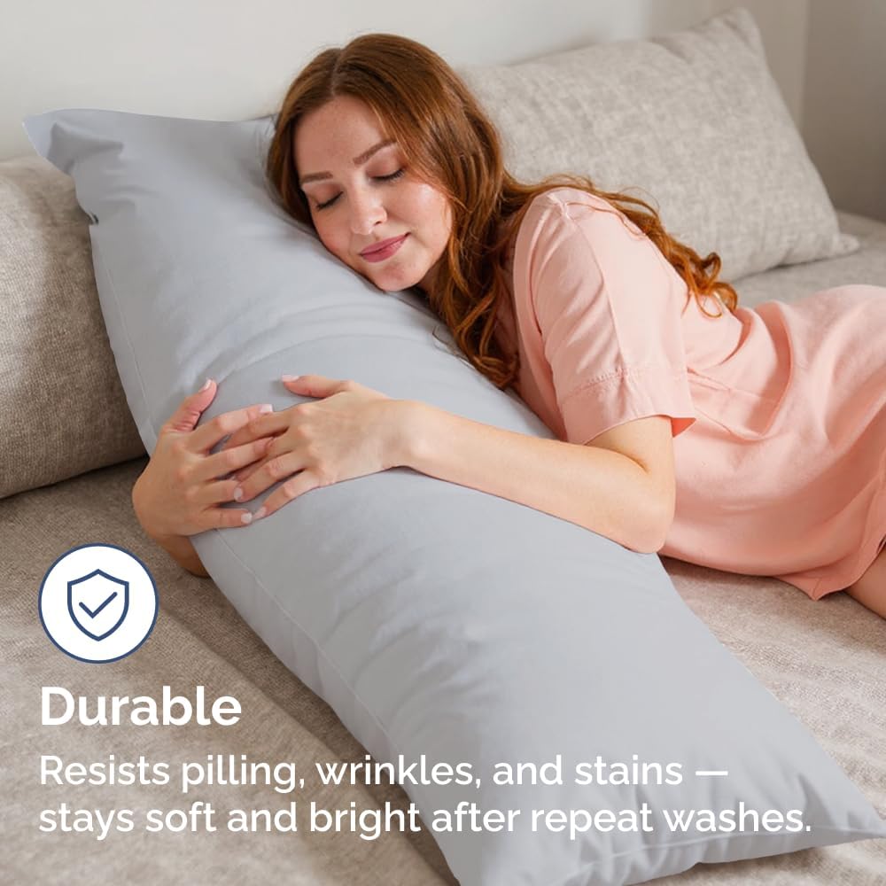 Standard Pillow Cases Set of 10 - Ultra Soft Hotel Quality Pillowcase Covers - Comfy, Cozy & Wrinkle Free - Shrink, Stain and Fade Resistant - Machine Washable Pillow Protectors - 10 Pcs Set - White - Colors A