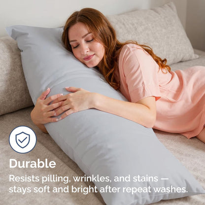 Standard Pillow Cases Set of 10 - Ultra Soft Hotel Quality Pillowcase Covers - Comfy, Cozy & Wrinkle Free - Shrink, Stain and Fade Resistant - Machine Washable Pillow Protectors - 10 Pcs Set - White - Colors A