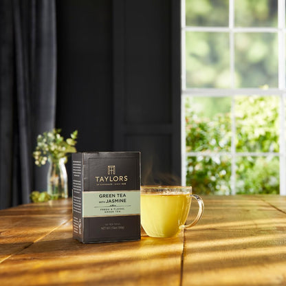 Taylors of Harrogate Green Tea with Jasmine Bags, 50ct (Pack of 1)