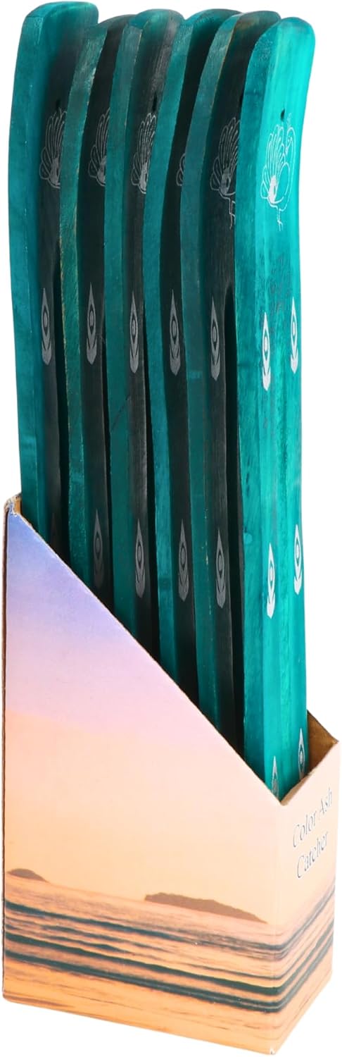 Hosley Wood Incense Holder Sun 10 Inches Ideal Gift for Wedding, Aromatherapy, Zen, Spa, Reiki, Meditation