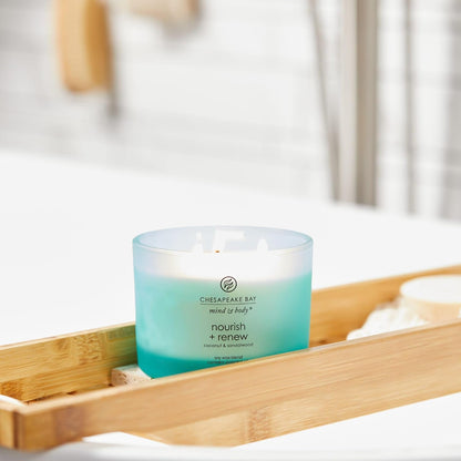 Chesapeake Bay Candle Scented Candle Serenity + Calm (Lavender Thyme) Coffee Table Home Décor