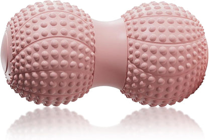 Peanut Massage Ball for Deep Tissue, Trigger Point Therapy, Myofascial Release – Double Lacrosse Foam Roller for Back, Neck, Foot, Muscle Relief, Yoga & Physical Recovery (Black)
