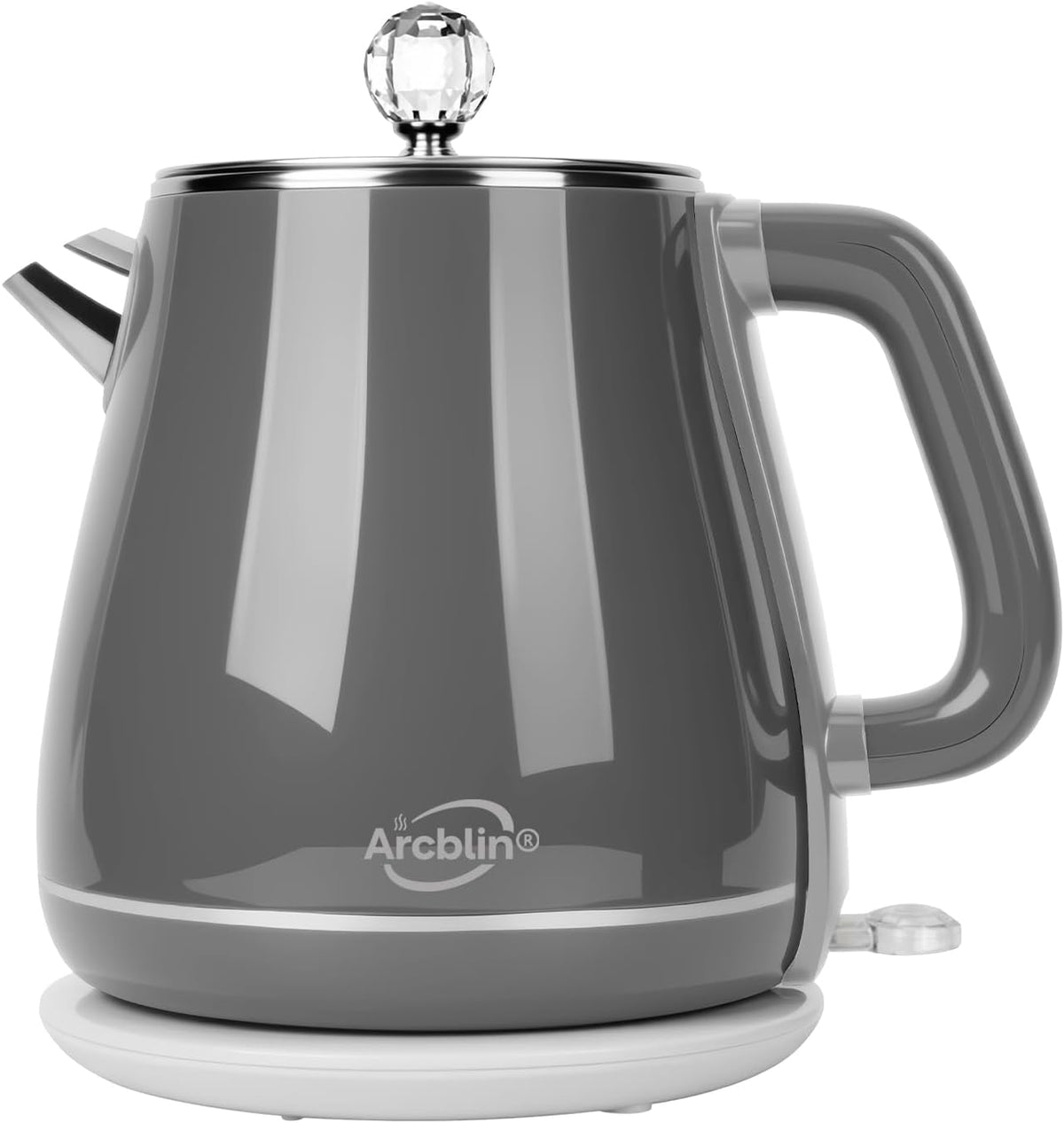 1.8L Electric Kettle, Tea Kettle with Fast Boil 1350W, Pearl White