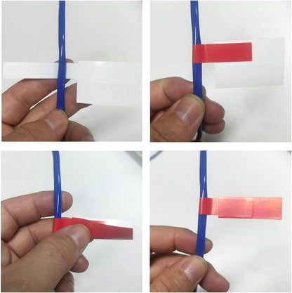Tear Resistant Wire Identification Labels, Colorful Waterproof Cord Labels