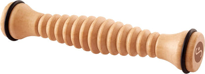 Body Back Wooden Foot Roller - Wood Therapy Massage Tool For Plain Relief