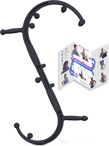 Body Back Buddy Classic Back Massager & Neck Massager for Pain Relief Black
