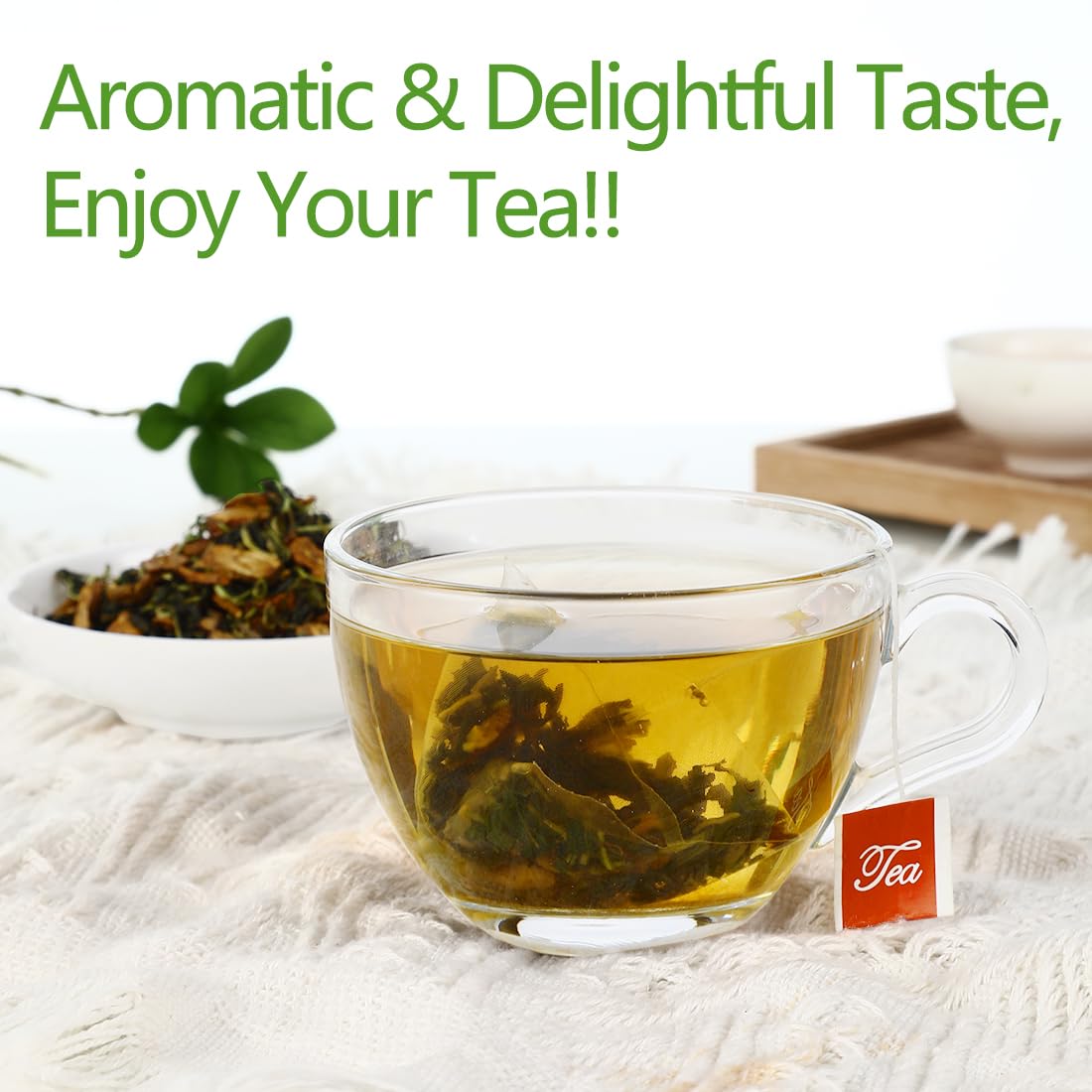 120 Premium Turmeric, Ginger, Cinnamon Blend Tea Bags, 100% Natural & No Additives & Caffeine Free.