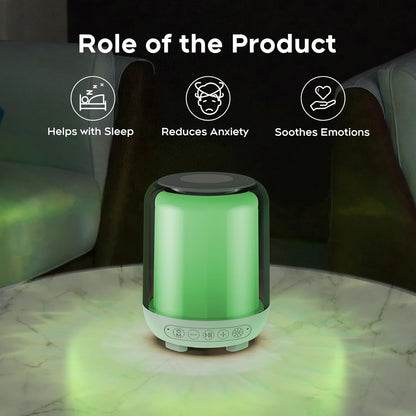 Light Therapy Lamp for Anxiety Relief, Designed for Photosensitivity, Migraine and Insomnia, Soft Light Paired with Soothing Music to Aid Sleep and Emotional Regulation