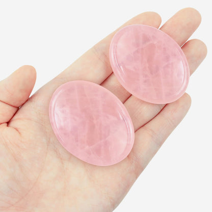 Worry Stone Crystals and Healing Stones Anxiety Fidgets Natural Meditation Accessories 7 Chakra Thumb Sensory Mental Health Depression Stress Anxiety Relief Items Mother's Day Gifts for Women