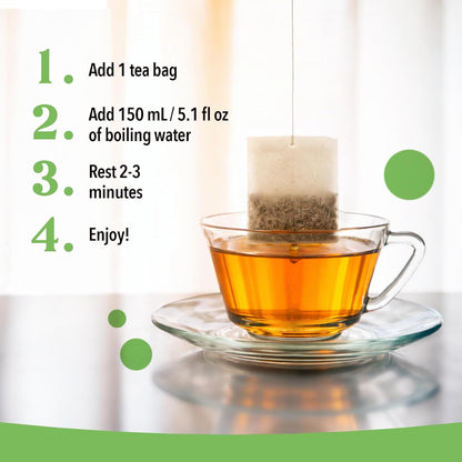 Mondaisa Echinacea Tea | 20 Tea Bags (4 Pack) | Caffeine-Free Herbal Infusion