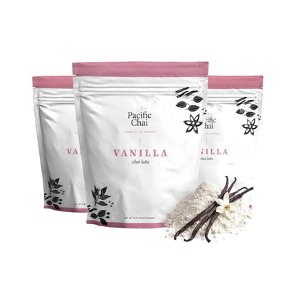 Pacific Chai Spiced Chai Latte Mix, Instant Chai Tea Latte Drink Mix, Gluten Free, Kosher Certified Powder Beverage, Café Style Chai Latte, 3 LB