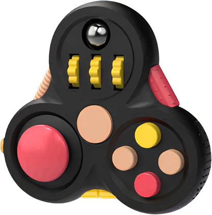 Yrissmiss Fidget Toys for Adults, Fidget Pad Easter Basket Stuffers for Boys Girls,Stress Relief Cube Clicker Controller with Quiet Fidgets,ADHD Autism Fidget Spinner for Office Desk Travel