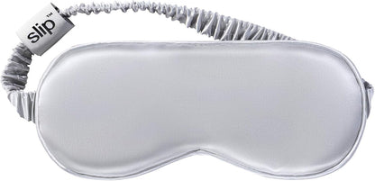 slip Pure Silk Sleep Mask - 100% Mulberry Silk, Ultra Soft & Comfortable, Blocks Light for Restful Sleep| Adjustable Strap for Perfect Fit, Gentle on Skin & Hair (Black - 1 Count Pack of 1)
