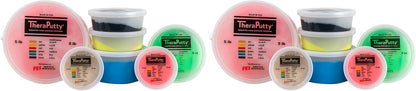 CanDo TheraPutty Standard Hand Exercise Putty For Rehabilitation, Exercises, Hand Therapy, and Occupational Therapy. Use To Strengthen Hand Muscles, Improve Fine Motor Skills, And Decrease Stress