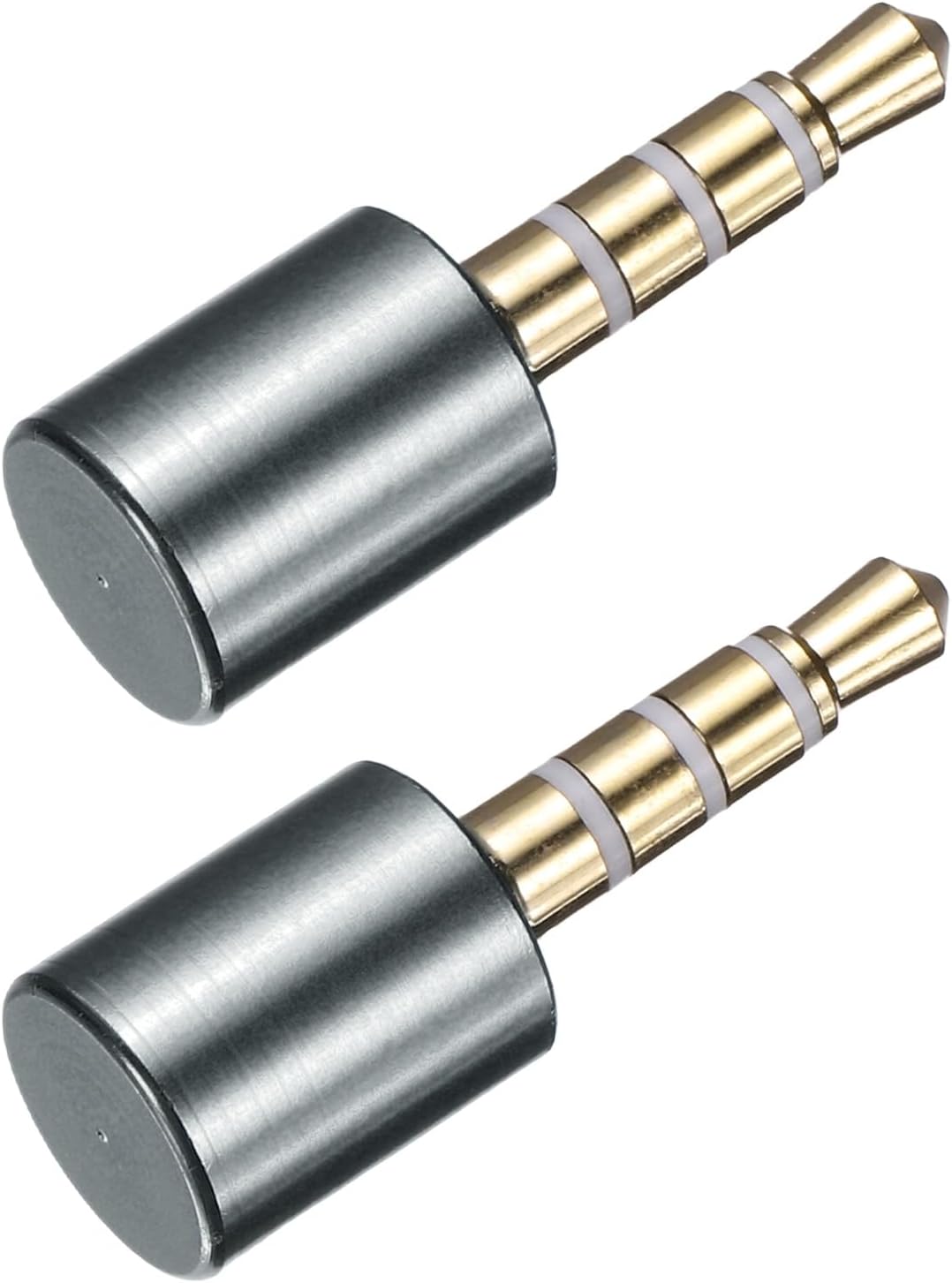 2 Pcs Microphone Blocker, USB 3.5mm Audio Blocker, Silver