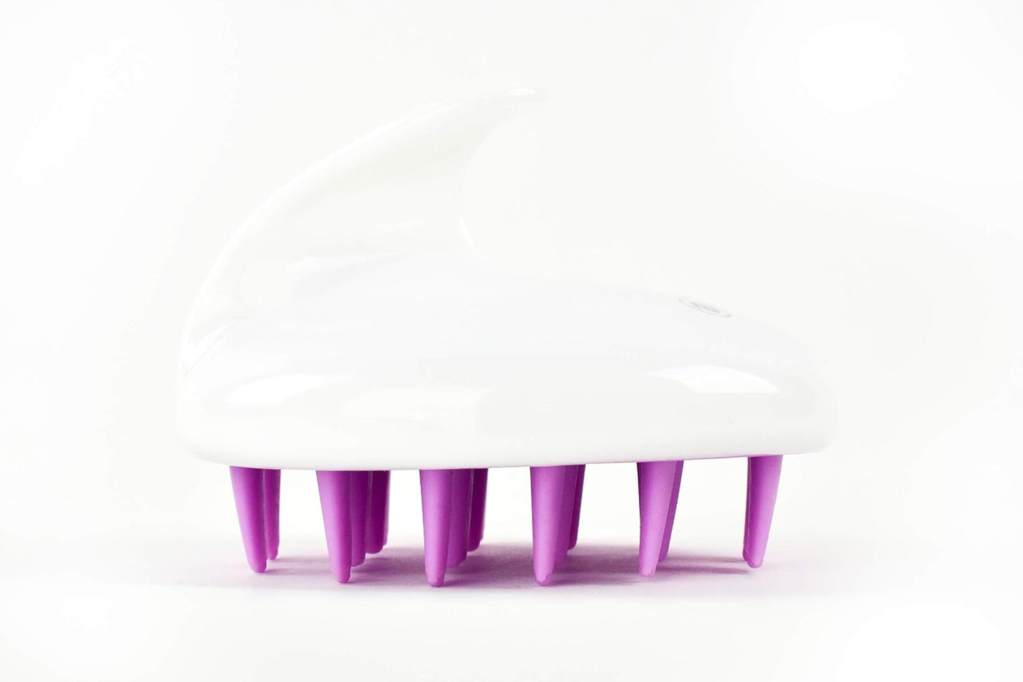 Zyllion Hair Shampoo Brush and Scalp Massager Care for Dandruff Removal, Scrubber, Hair Growth and Exfoliator with Flat and Pointed Soft Silicone Bristles for Women and Men - Green (ZMA-12-GR)