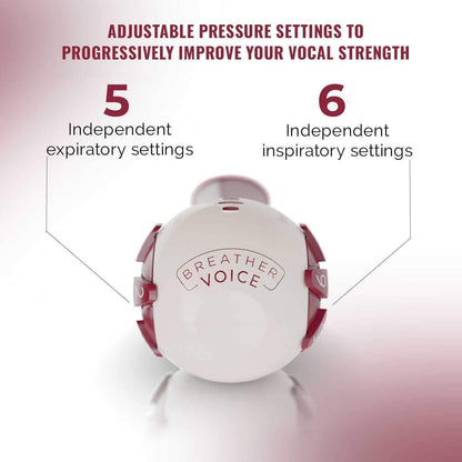 The Breather Voice | Respiratory Breath & Lung Trainer | Strengthen Your Breath Control & Elevate Your Singing Performance