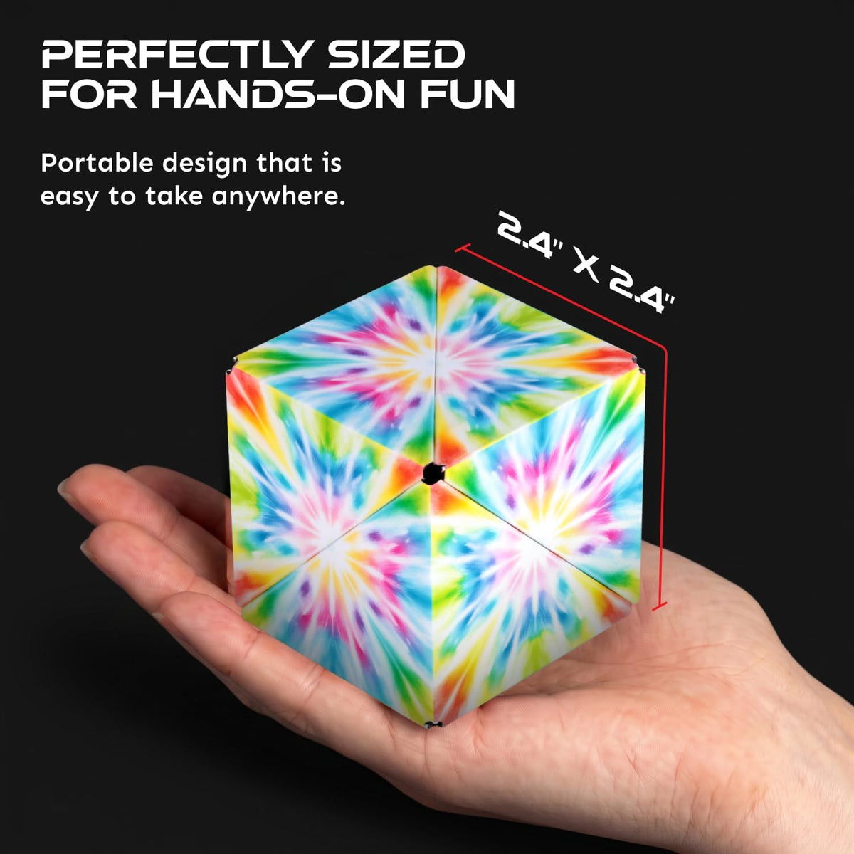 Shashibo DODECA Magnetic Puzzle Cube, Stress Relief Fidget Toy - Colors A