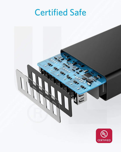 Anker Desktop Charger, 60W 6 Port USB Multiple Charging Hub