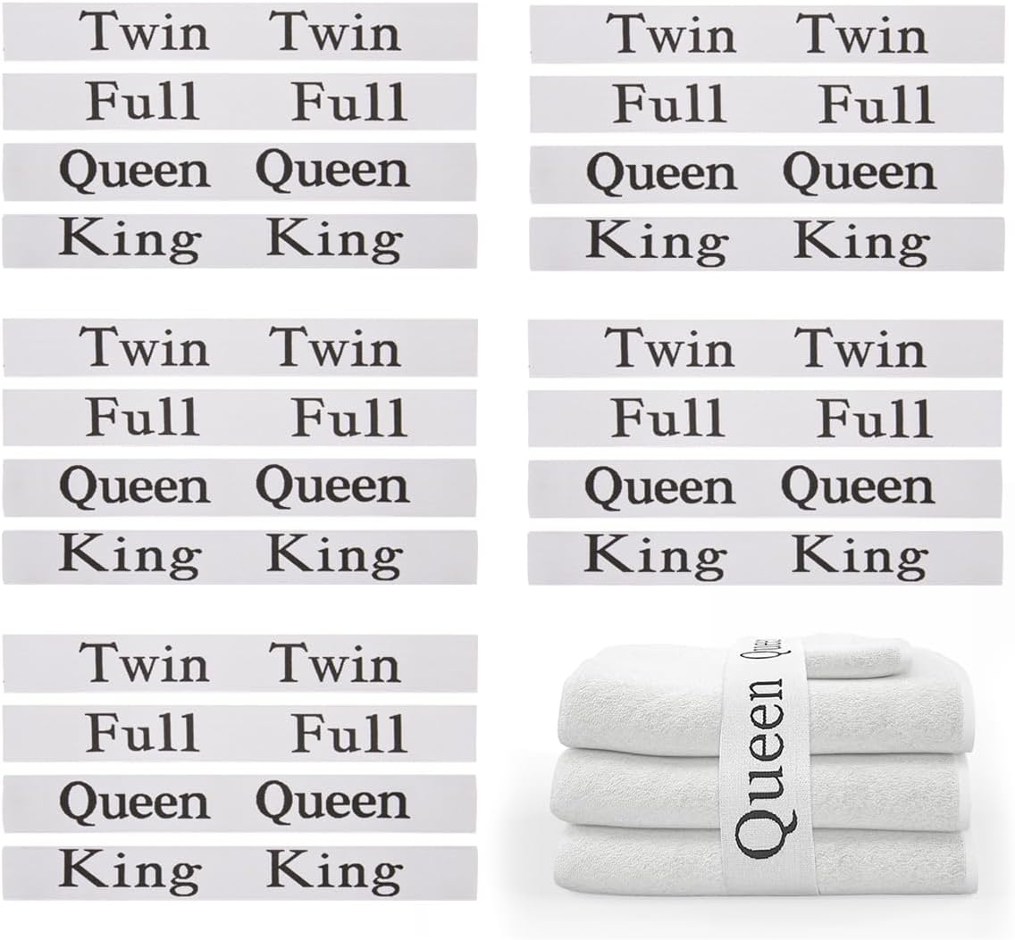 20Pcs Bed Sheet Organizer Bands Bed Sheet Keepers Storage Label Bands