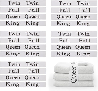 20Pcs Bed Sheet Organizer Bands Bed Sheet Keepers Storage Label Bands