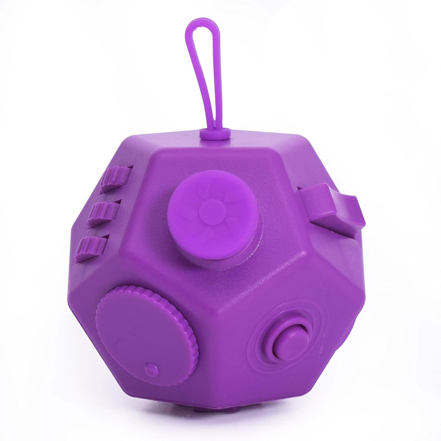 UOOEFUN Small Fidget Toys,12 Sided Fidget Toys,Mini Cube Toys Relief Stress,Autism and Anxiety Depression Anti for Kids Adults Improve Focus (Grey)