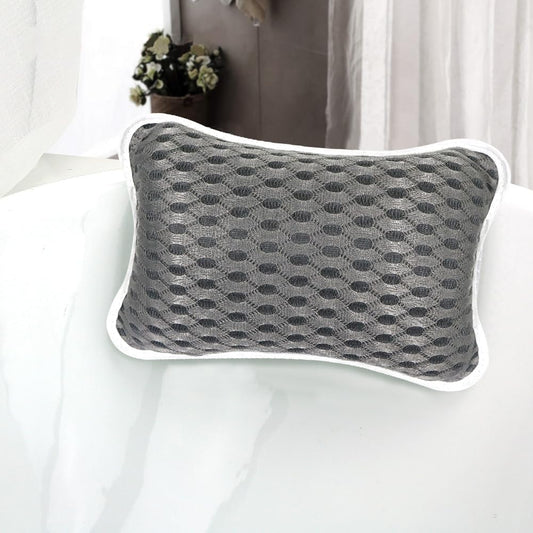 Luxury Bath Pillows for Tub, Slip Resistant Waterproof Bath Pillows for Tub Neck and Back Support with 2 Strong Suction Cups, Relaxing Spa Essentials