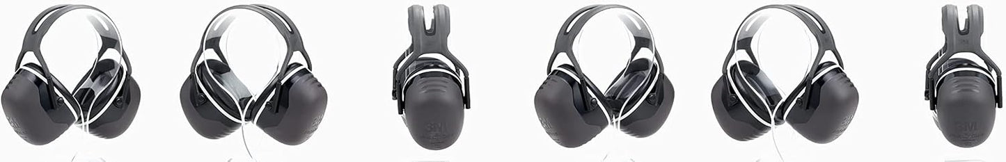 3M PELTOR Ear Muff Hearing Protection, X5 Series, Noise Protection NRR 21 dB, Construction, Manufacturing, Automotive