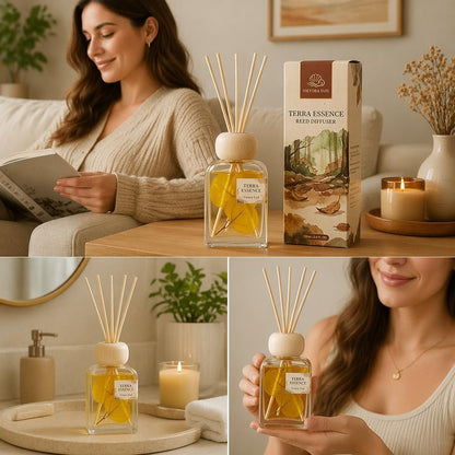 Luxury Hotel Scent Reed Diffuser 100ml (3.38oz) | No.1898 Hotel Collection Diffuser Oil Inspired by Ritz Carlton | Home, Bathroom & Office Decor | Long-Lasting Room Freshener Gift Set