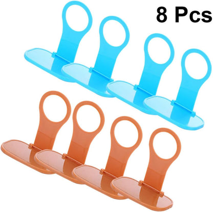 Toddmomy 8 Pcs Folding Mobile Phone Wall Hanger Storage with Cord