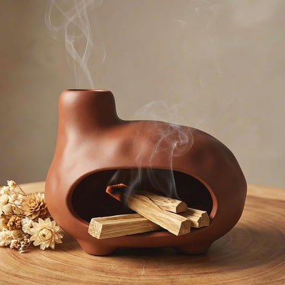 CEREMONY Palo Santo Holder -Mini Ceramic Incense Holder for Palo Santo Sticks