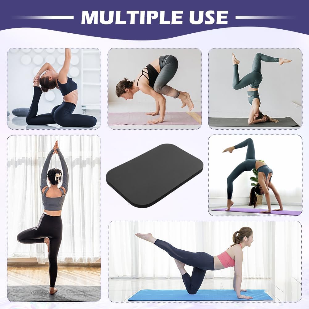 Yoga Knee Pad,High Density Foam NBR Material Yoga Knee Cushion,Clear Up Pain During Exercise,Exercise Pads for Knees Elbows Wrist,Ideal for Pilates and Planks