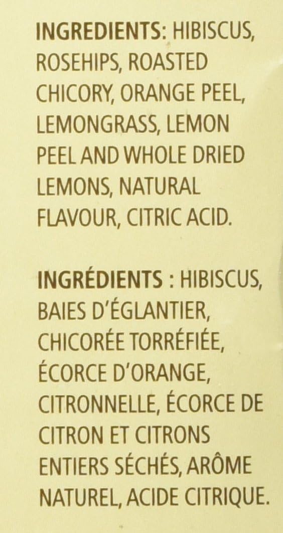 Celestial Seasonings 100% Natural Lemon Zinger Herbal Tea 20 ct