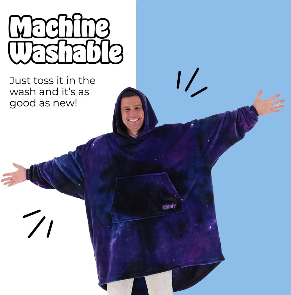 THE COMFY Dream | From Shark Tank | Patented | No Sherpa | Light Wearable Blanket Hoodie | Gift for Women & Men | One Size