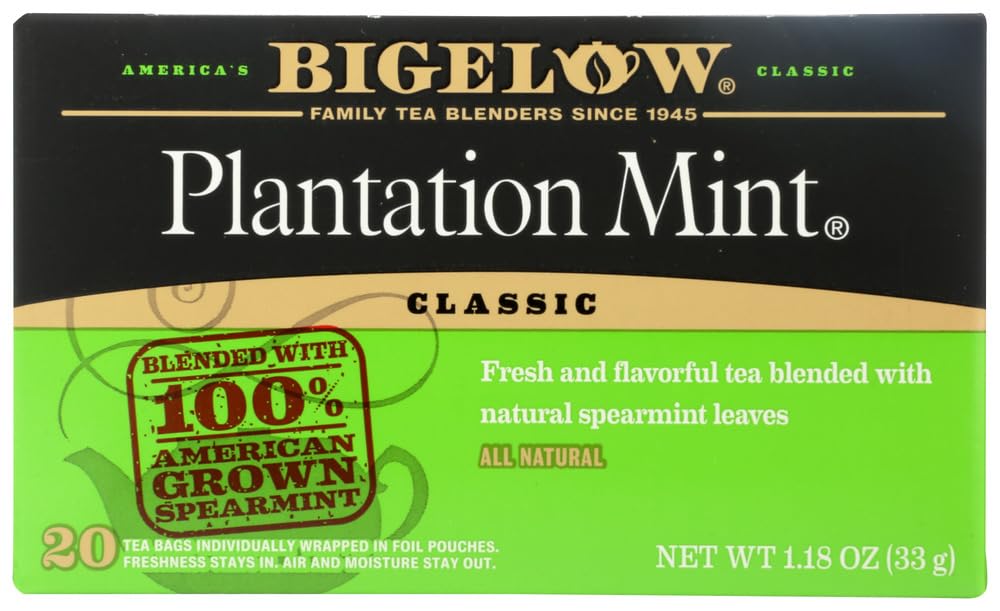 Bigelow Tea Black Tea 6 Flavor Variety Pack, Caffeinated Tea with Mint, Lemon, Constant Comment, English Teatime, Earl Grey, and Vanilla Chai, 20 Count Box (Pack of 6), 120 Total Tea Bags
