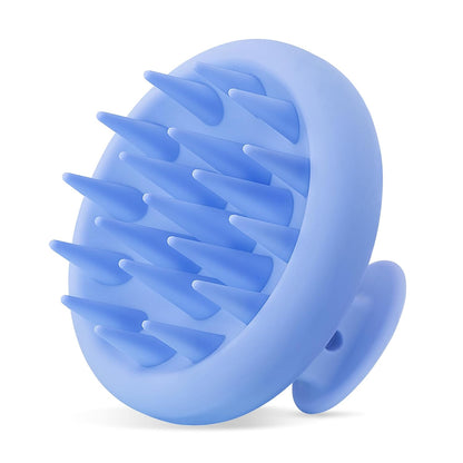 HEETA Scalp Massager Hair Growth, Scalp Scrubber with Soft Bristles, Integrated Silicone Design, Exfoliator for Dandruff Removal & Relaxation, Shampoo Brush Fit Wet Dry Hair Use, Black
