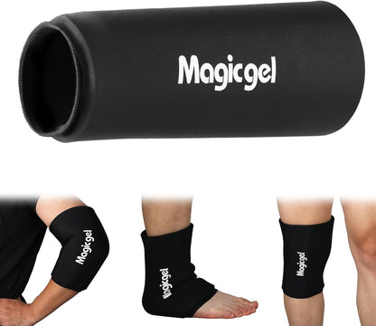 Magic Gel Elbow Ice Pack Wrap – Reusable Knee and Arm Sleeve - Hot & Cold Freeze Therapy Wrap for Targeted Areas – Compact Compression Fit for Knees, Calf, Joints, Tennis