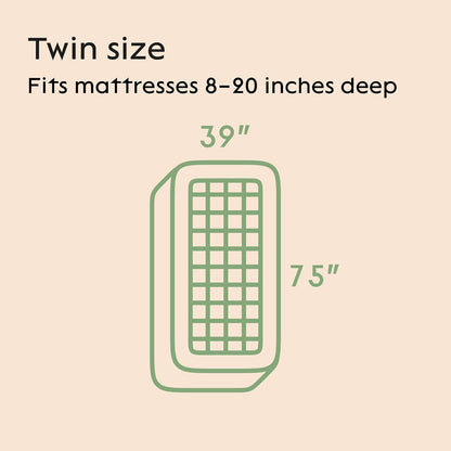 Niagara Sleep Solution Ultra Soft Queen Size Mattress Topper - Rayon Derived from Bamboo Pillow Top Mattress Pad for Back Pain Relief - Naturally Cooling for Hot Sleepers, Green