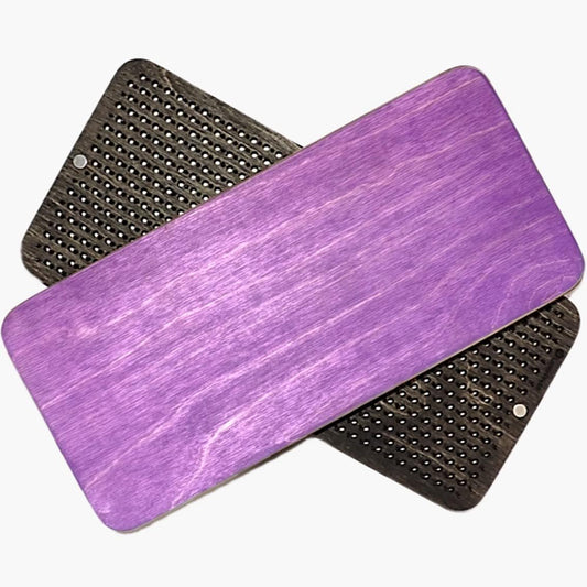 Sadhu Board with Galvanic Nails Yoga for Beginners Practice Meditation Standing Folding Board Violet Nails Step 0,31 in