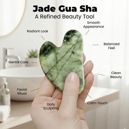 ROSELYNBOUTIQUE Gua Sha Facial Tools & Ice Roller for Face (Green)