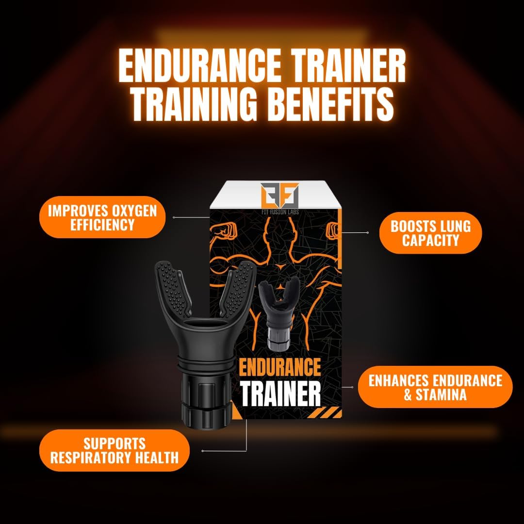 Endurance Trainer – Adjustable Breathing Resistance Trainer for Wellness, Stamina & Performance – Compact Silicone Trainer for Fitness & Daily Use