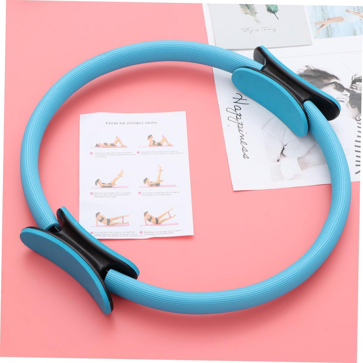 Pilates Circle Yoga Blocks Yoga Mat Gym Equipment Yoga Straps for Stretching Exercise Bands Exercise