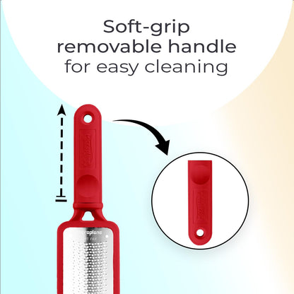 Microplane Colossal Foot File Scraper - The Original Stainless Steel Foot Rasp, Dead Skin/Callus Remover for Feet, Gentle Foot Scrubber, Pedicure Tools for Salon-Quality Foot Care, Black