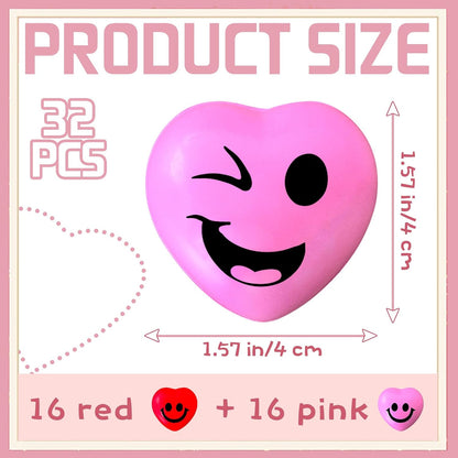 30 Pcs Face Stress Balls,2.5 Inch Funny Face Squeeze Balls,Emotion Squeeze Foam Balls,Foam Soft PU Balls for Hand Wrist Stress Reliefs Finger Exercise