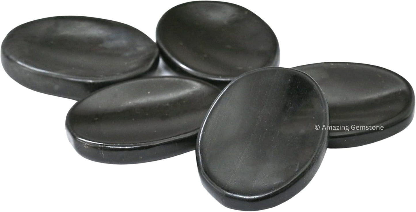 Amazing Gemstone Labradorite Thumb Worry Stone, Anxiety Stone, Healing Crystals - Piedra Crystal Fidget for Gift, Meditation, Calming, Relaxation, Stress Relief - Colors A