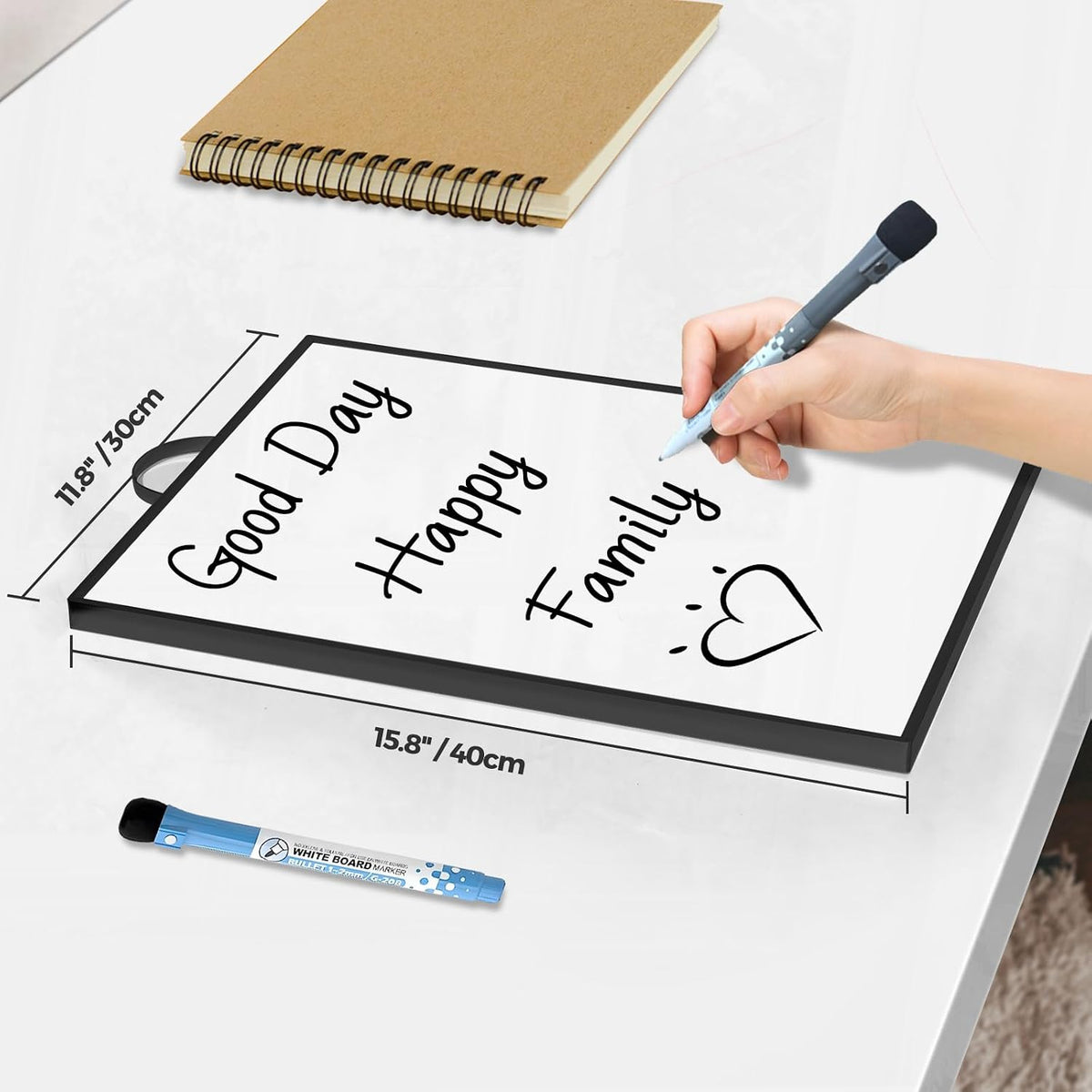 Weekly Calendar Whiteboard 16"x12" with Handle